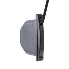 Enrouleur de volet roulant sans pivot pour menuiseries en PVC noir ruban 20 mm