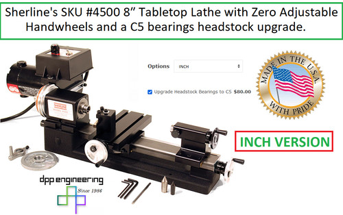 Sherline 4500 8 lathe - sherline,