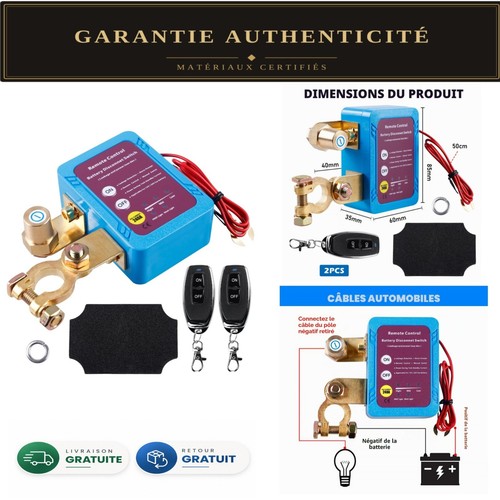 Coupe circuit batterie - batterie, 12v