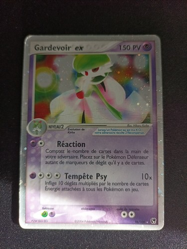 Carte pokémon gardevoir - carte, ex