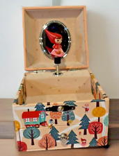 Trousselier Little Red Riding Hood Music Jewelry Box Lullaby France Childs Gift