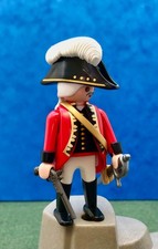 Playmobil Pirate English Soldier Redcoat Military Figure Custom Vintage