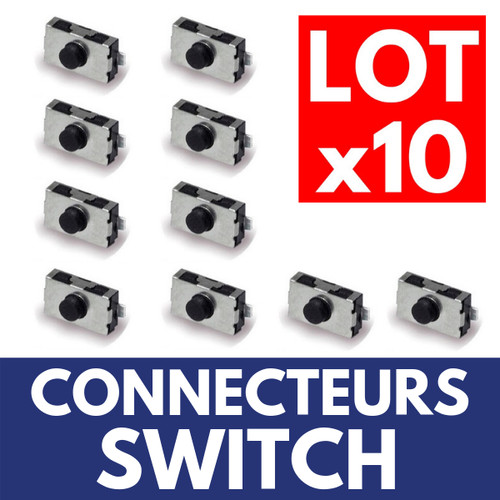 10x switch bouton poussoir - bouton,