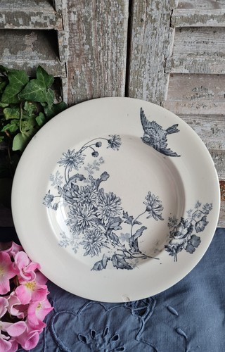 Ancienne assiette creuse - assiette,