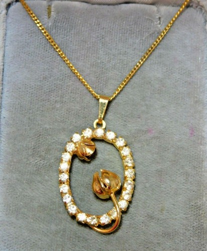 Vintage blanc faux diamants - vintage, or