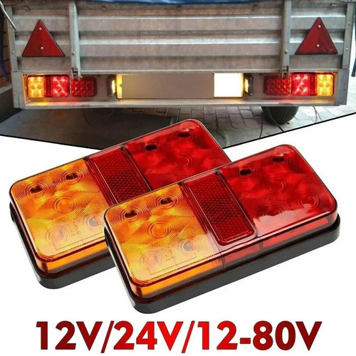 Feux arrière led remorque - led, x2