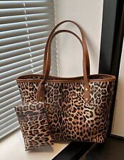 2X Sac Léopard Marron Simili