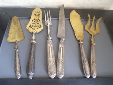Couverts argent service à