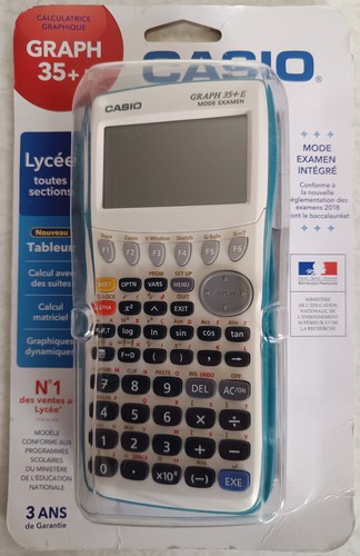Casio graph e calculatrice - e,