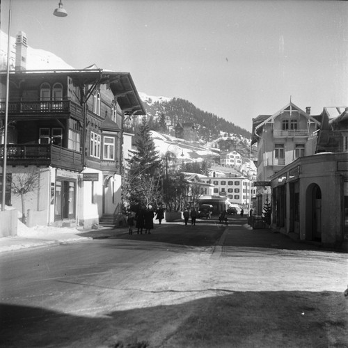 Suisse 1951 chalets rue - chalets,