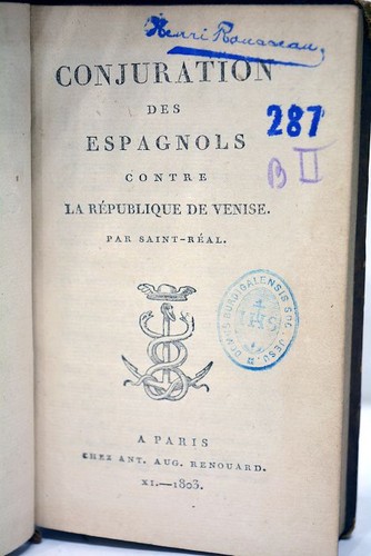Livre ancien saint real - ancien, saint-real