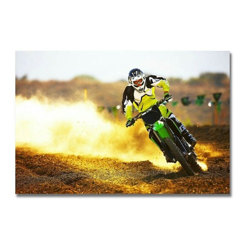 Plaque métal moto cross - cross, 30