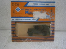 VOITURE VEHICULE DODGE COMMAND CAR US ARMY ROCO MINITANKS Z-226  1/87 -  ho - oo