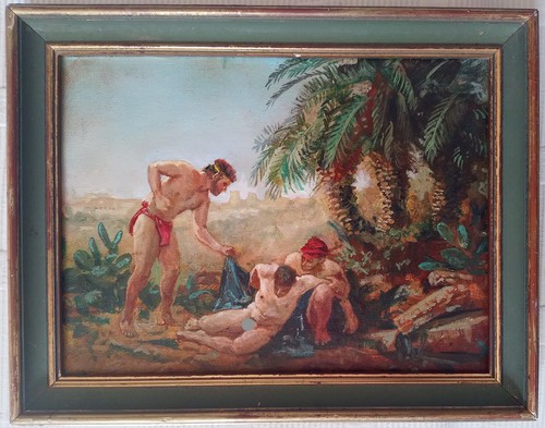Peinture huile homme - , modele
