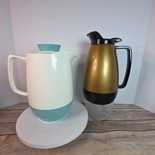 Vintage 1 Qt Vagnon & Thermo-Serv Insulated Coffee Carafes
