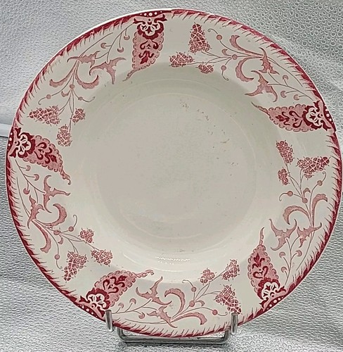 Assiette creuse 1900 faience - assiette,