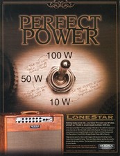 2008 Print Ad of Mesa Boogie LoneStar Guitar Amp