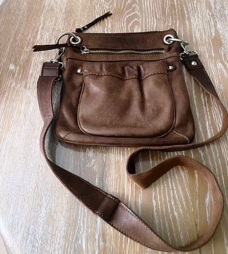Sac main cuir fossil - sac, à