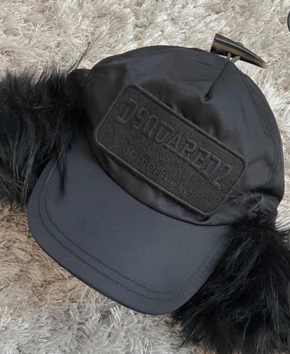 Dsquared2 faux fur flight cap - dsquared2,