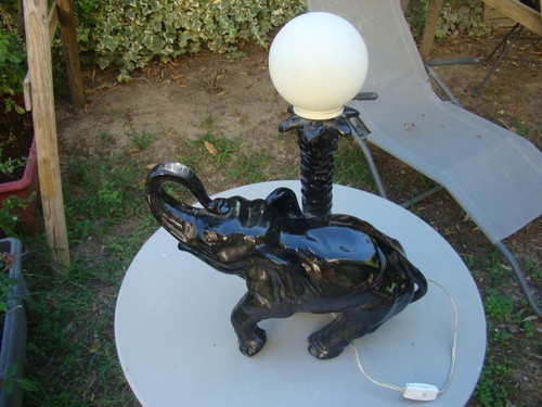 Lampe ceranique elephant 46 - en,