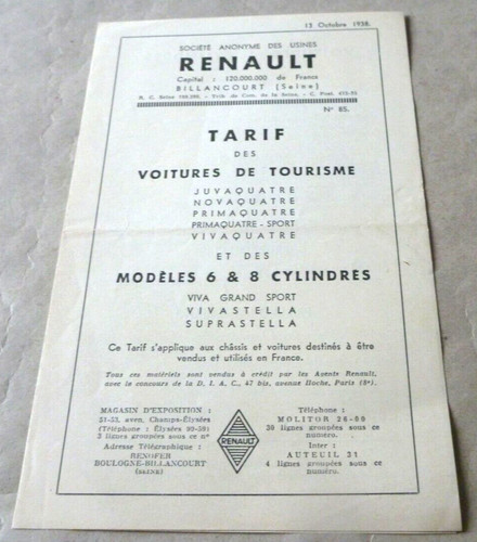 1938 renault juvaquatre nova - juvaquatre,