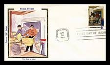 US COVER POSTAL SERVICE PEOPLE FIRST DAY ISSUE COLORANO SILK CACHET
