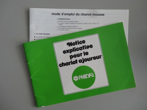 Notice phildar pour chariot - notice,