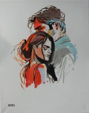 acrylique sur toile   " seuls