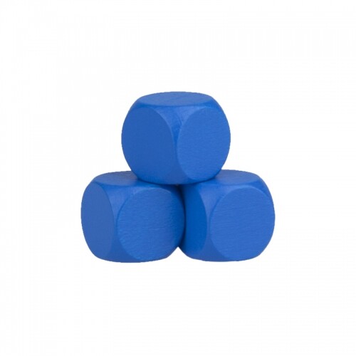 Cube blanc 16mm bois - cube,