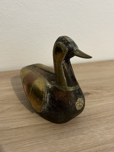 Canard bois cuivre et - canard, en