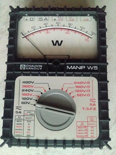 Wattmetre chauvin arnoux - chauvin,