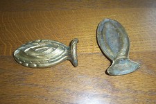  embouts   BRONZE ART DECO  tringle à rideau, barre de cuisine, décoration