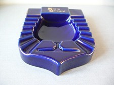 Ancien cendrier comptoir de bar Marie Brizard en faïence France de 25,7 cm