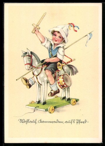 Enfant garçon avec - ak,