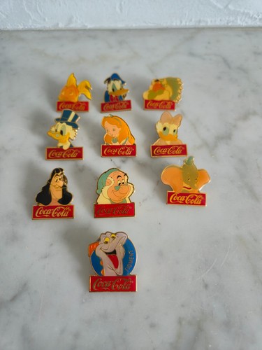 Lot pin disney - 10, coca
