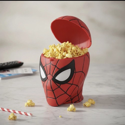 Sceau pop corn spider - corn, man