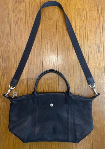 Longchamp pliage cuir all - pliage,