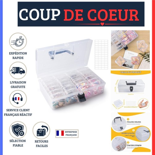 Boîte rangement plastique