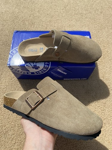 Birkenstock boston taupe - birkenstock,