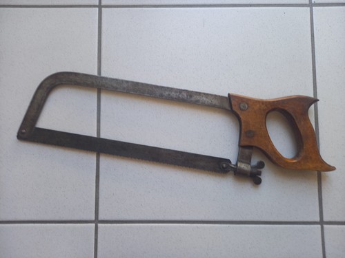 Ancienne scie boucher - ancienne,