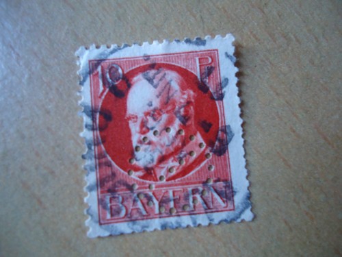 Timbre allemand bayern louis - timbre,