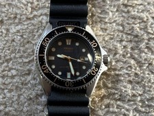 SEIKO 2625-0010 Diver's Boys Quartz Round Noir W36mm Japan Made 1982's Analog