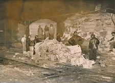 Halles de Paris 1955 - Warehouse Gare Merchandises PLM Pompiers Cageots - PR 168
