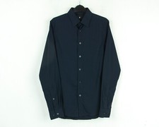 G Star Raw HOMMES S Coeur Chemise Bouton Manches Longues Coton Haut Casual Bleu