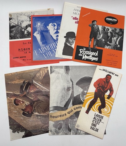 Lot affiches cinéma vintage - lot,