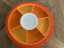 Plateau Apéritif Tupperware Orange Neuf