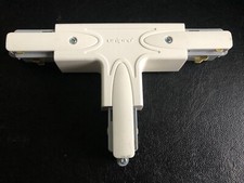 Connecteur En T  - 3 F lumisys / Unipro - Ref : TA3A  - Couleur Blanc - Triphasé