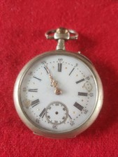 ancienne Montre A Gousset En Argent