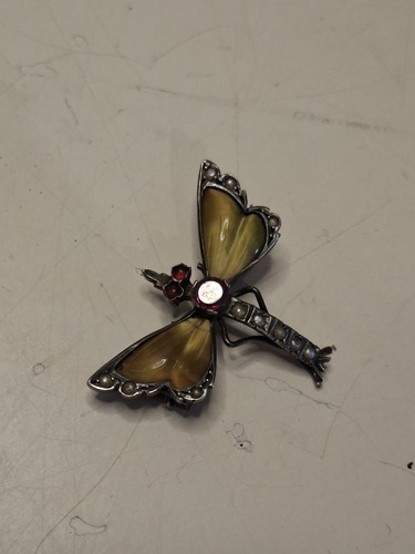 Broche insecte argent - insecte,
