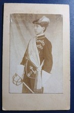 Empire Light Cavalry? CDV c. 1870 sword uniform military apparatus photo